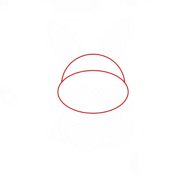 Como Desenhar Uma Ilustração Vetorial Coelho Desenhe Coelho Passo Passo  vetor(es) de stock de ©NutkinsJ 443635904