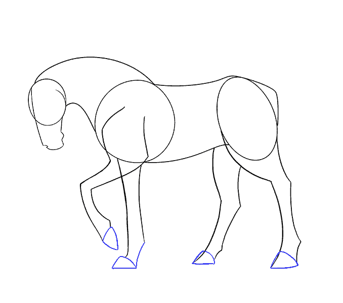 como desenhar um cavalo infantil