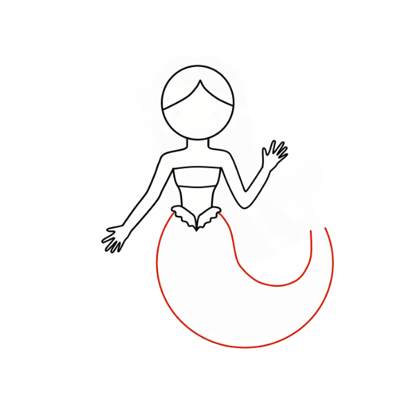 Desenhos de Sereia - Como desenhar Sereia passo a passo