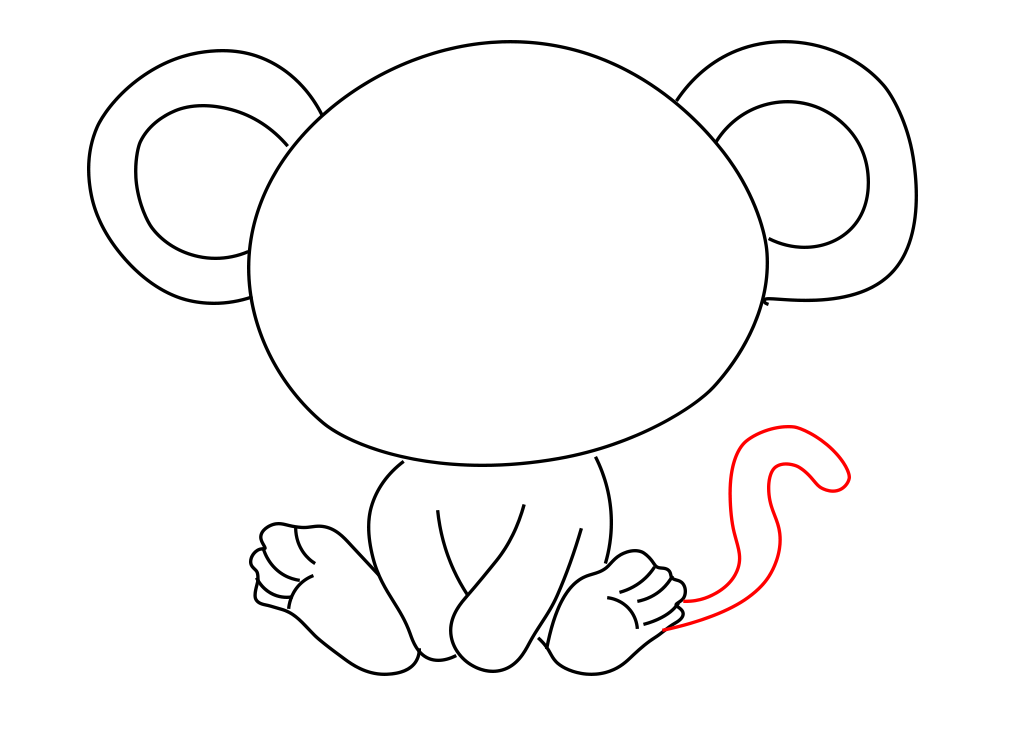 Como desenhar um macaco-aranha  Tutorial de desenho passo a passo