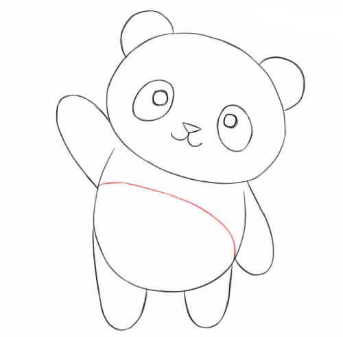Como Desenhar um Panda Fofo Com Número 8 Rápido e Fácil (Passo a