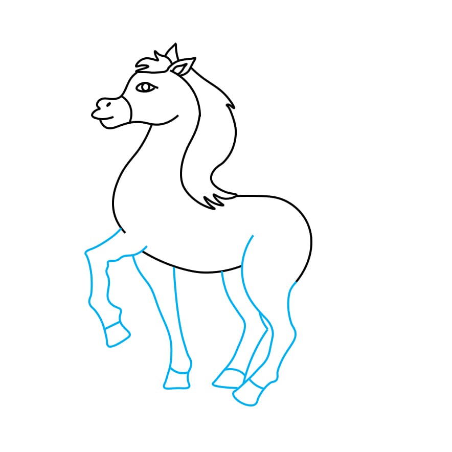 como desenhar cavalos fácil｜Pesquisa do TikTok