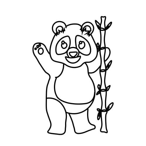 How to draw a panda bear  Desenho para desenhar facil, Coisas