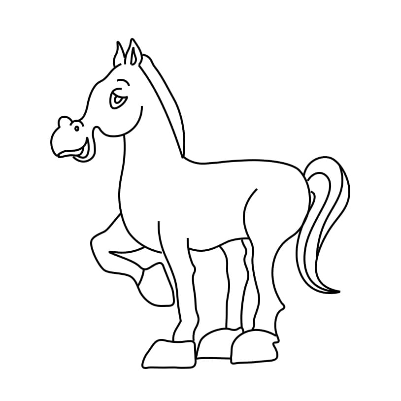 Como Desenhar um Cavalo Simples (com Imagens) - wikiHow