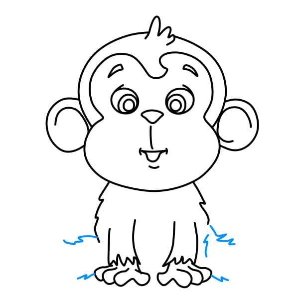 Como desenhar um Chimpanzé realista 