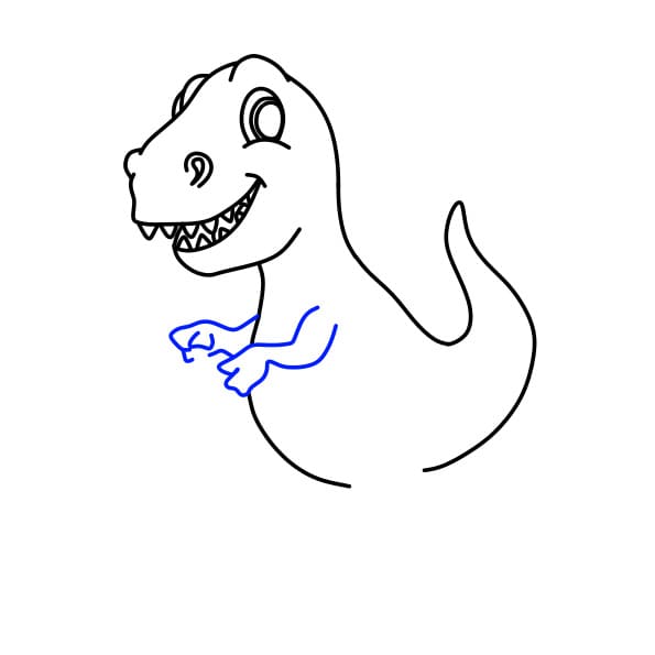Patati tralala: PASSO A PASSO:Como desenhar um dinossauro!!!!!