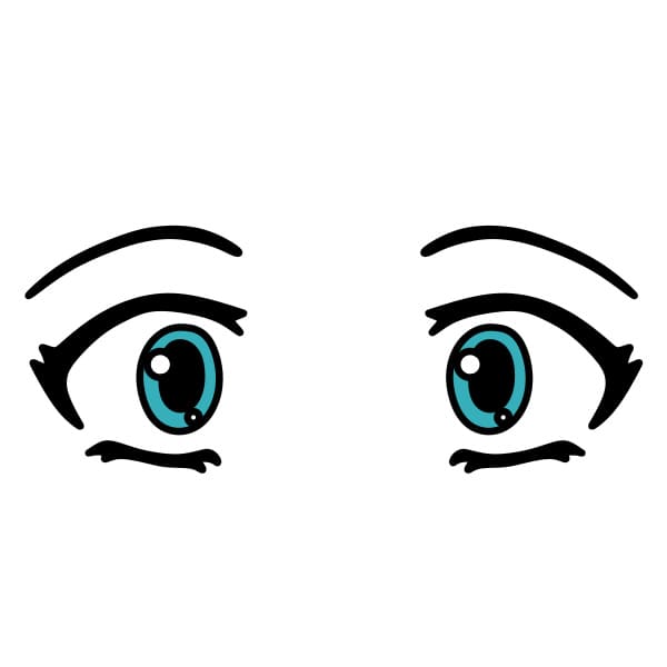 Como Desenhar Olhos Cartoon