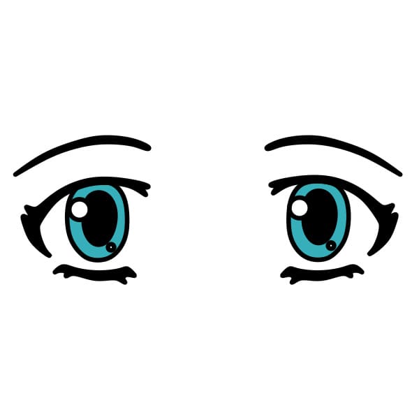 Vamos desenhar diferentes formas de olhos para personalizar o