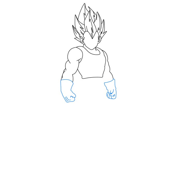Como Desenhar o Vegeta SSJ Blue Dragon Ball Super - How to Draw Vegeta 